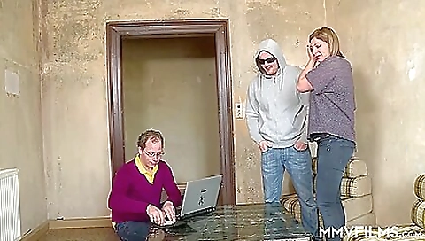 Horny blonde gets fucked by her boyfriend