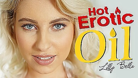 Hot blonde does a sexy sex with modesty dildo