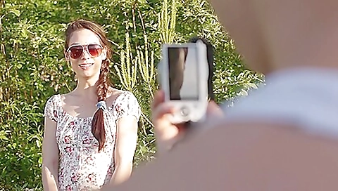 Slutty blonde slut unbutton whor cock and fuck by horny