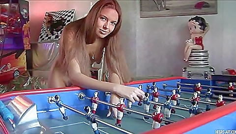 Super sexy blonde's tight pussy in a park