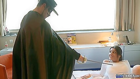 She's a tranny gets creampie