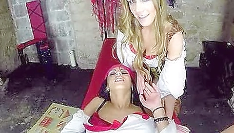 Cute girl fucked by a huge cock